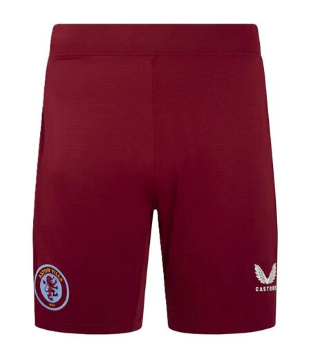 Short De Foot Motif/style Aston Villa Fc Femme Rouge Castore