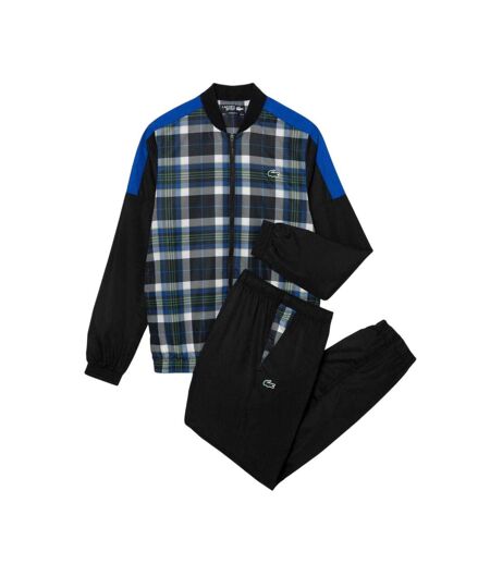 Mens Check Plaid Tracksuit Multicoloured Cobalt Lacoste