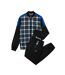 Mens Check Plaid Tracksuit Multicoloured Cobalt Lacoste-2