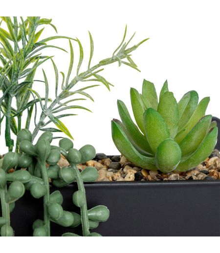 Plante Artificielle à Suspendre Imy 41cm Noir