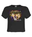Womens/ladies Uncle B N Dubz Crop Top Charcoal Amplified-1