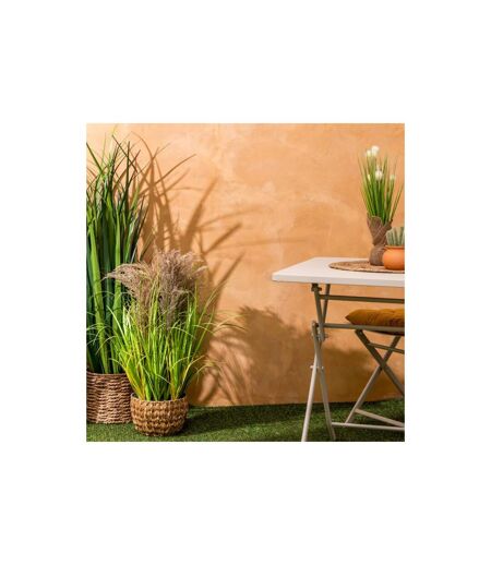 Plante Herbe Artificielle en Pot Maxime 80cm Vert