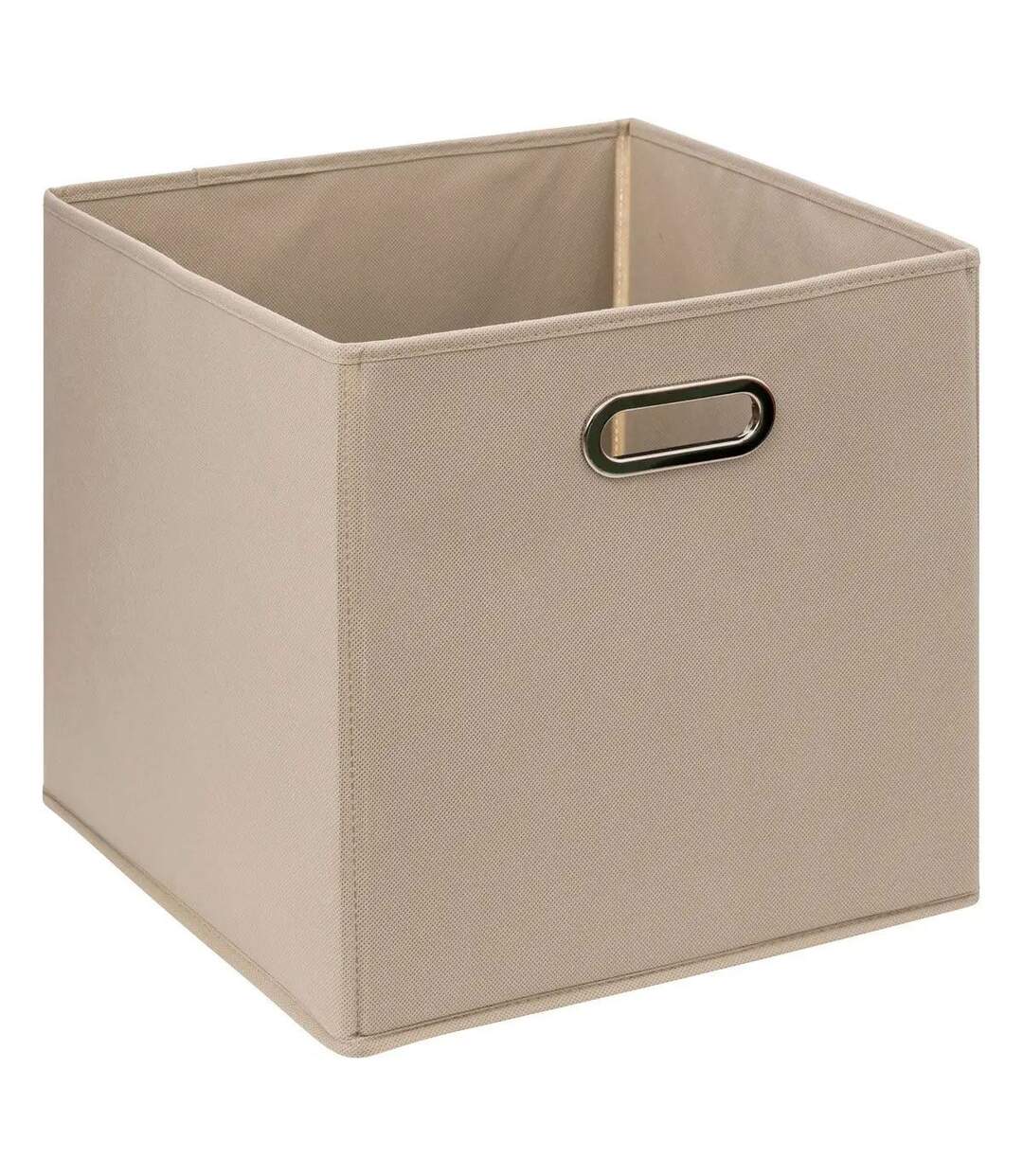 Boîte de Rangement Carrée Pliable Mix n'Modul 31x31cm Beige Lin-1