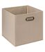 Boîte de Rangement Carrée Pliable Mix n'Modul 31x31cm Beige Lin-1