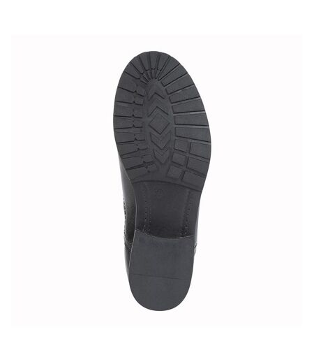 Woodland Womens/Ladies Leather Ankle Boots (Black) - UTDF2242