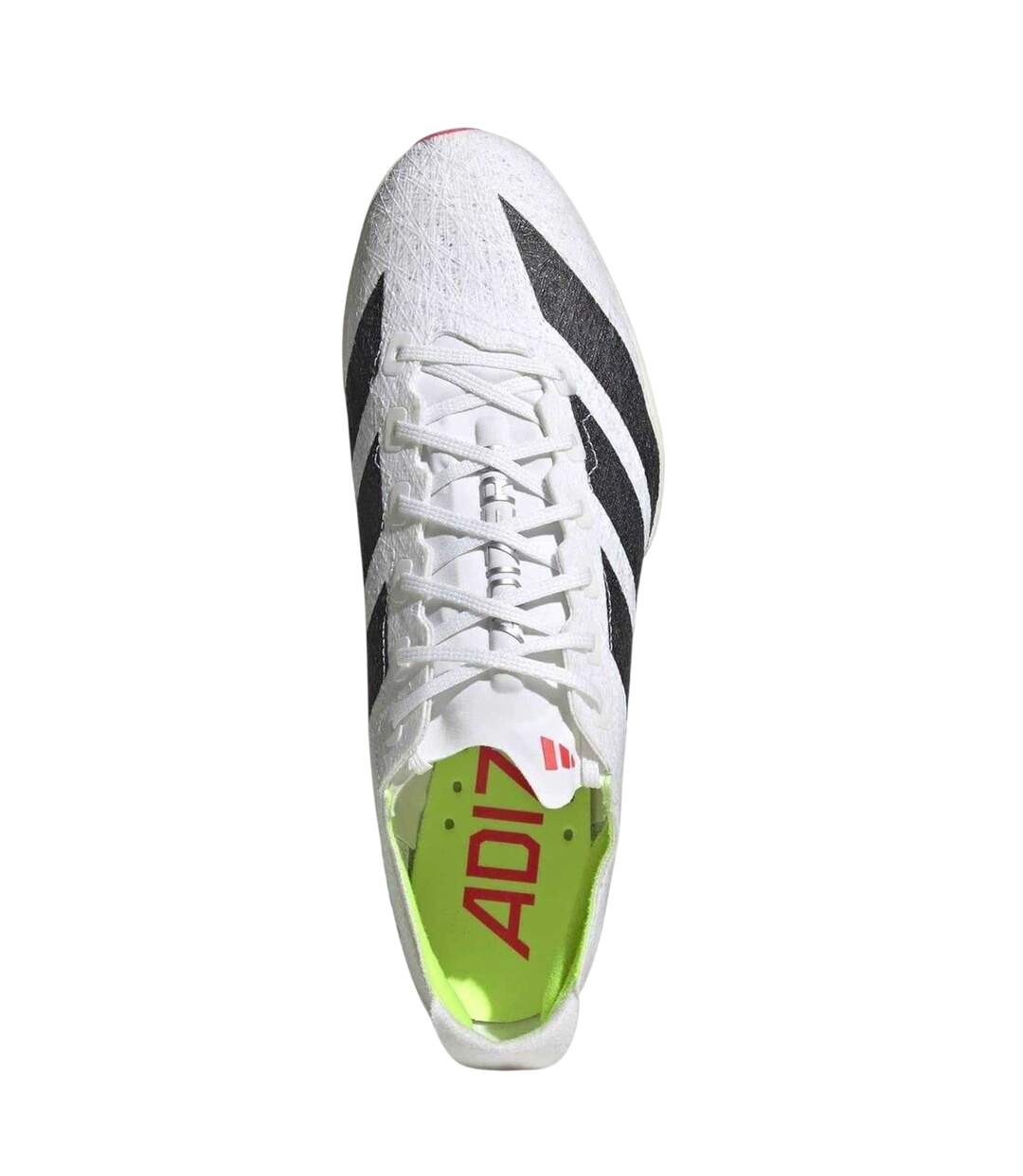 Mens Adizero 3 Stripes Athletic Shoe Spikes White Core Black Adidas-4
