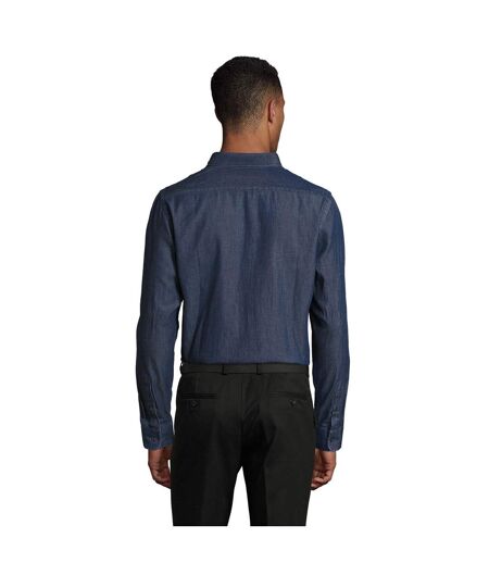 SOLS Mens Barry Long Sleeve Denim Shirt (Denim Brut) - UTPC3062
