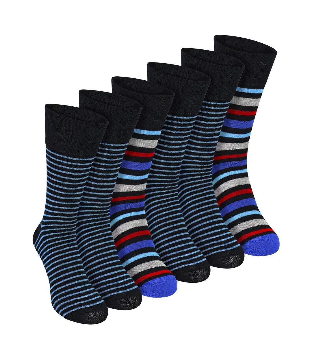 Sock Snob- Lot De 6 Chaussettes Homme Bambou Sans Élastique Respirantes-1