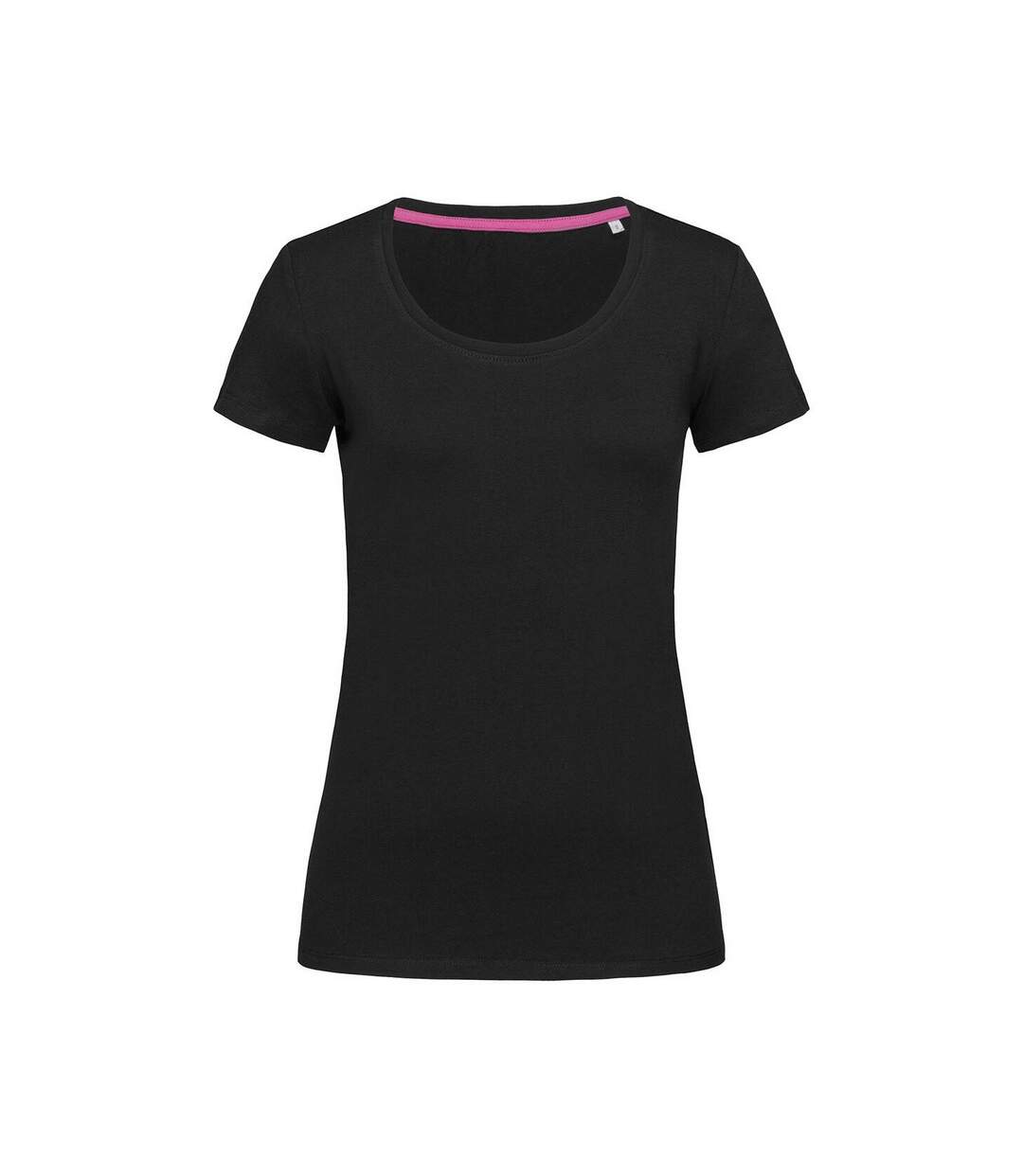 T-shirt Femme Noir Stedman-1