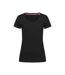 T-shirt Femme Noir Stedman-1