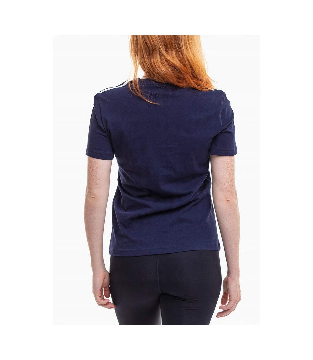 T-shirt Essentials Femme Bleu Marine Adidas-3