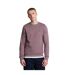 Mens crew neck long-sleeved sweatshirt highland mauve Lyle & Scott