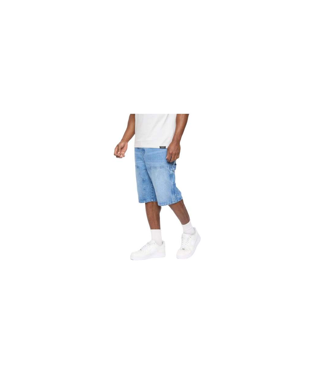 Short Teleman Homme Bleu Pâle Crosshatch-1