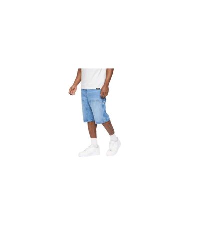 Short Teleman Homme Bleu Pâle Crosshatch