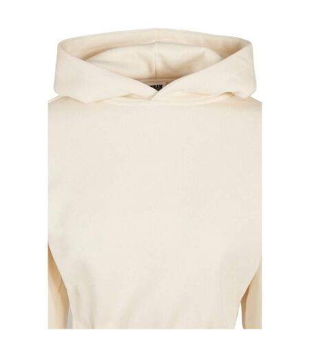 Sweat À Capuche Femme Sable Blanc Urban Classics