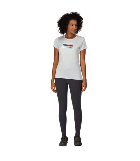 Womens/ladies Fingal Vii Lake Marl T-shirt Cyberspace Regatta