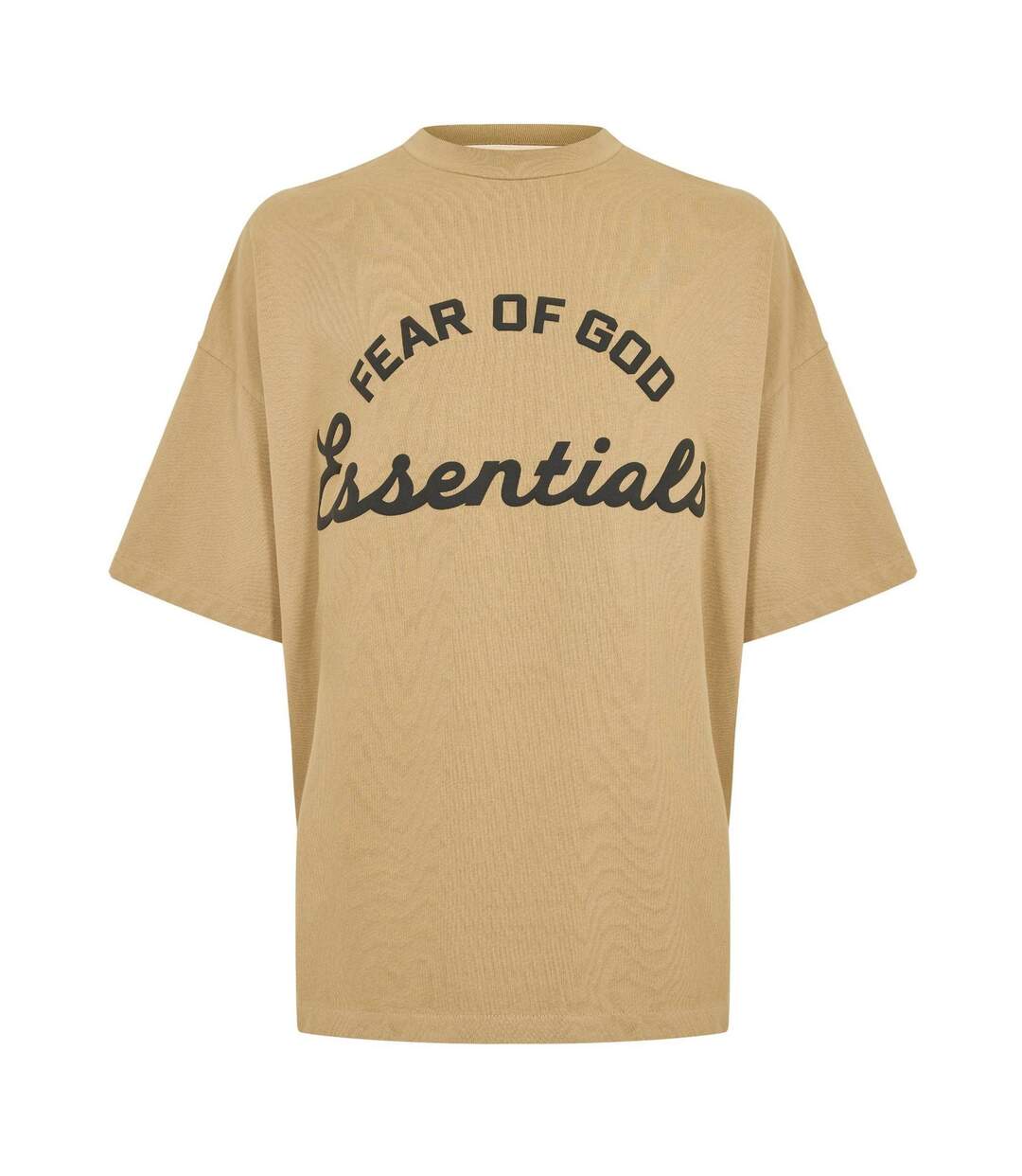 T-shirt Motif/style Logo Arqué Homme Beige Fear Of God Essentials-1