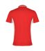 Polo Montmelo Adulte Rouge Blanc Roly-2