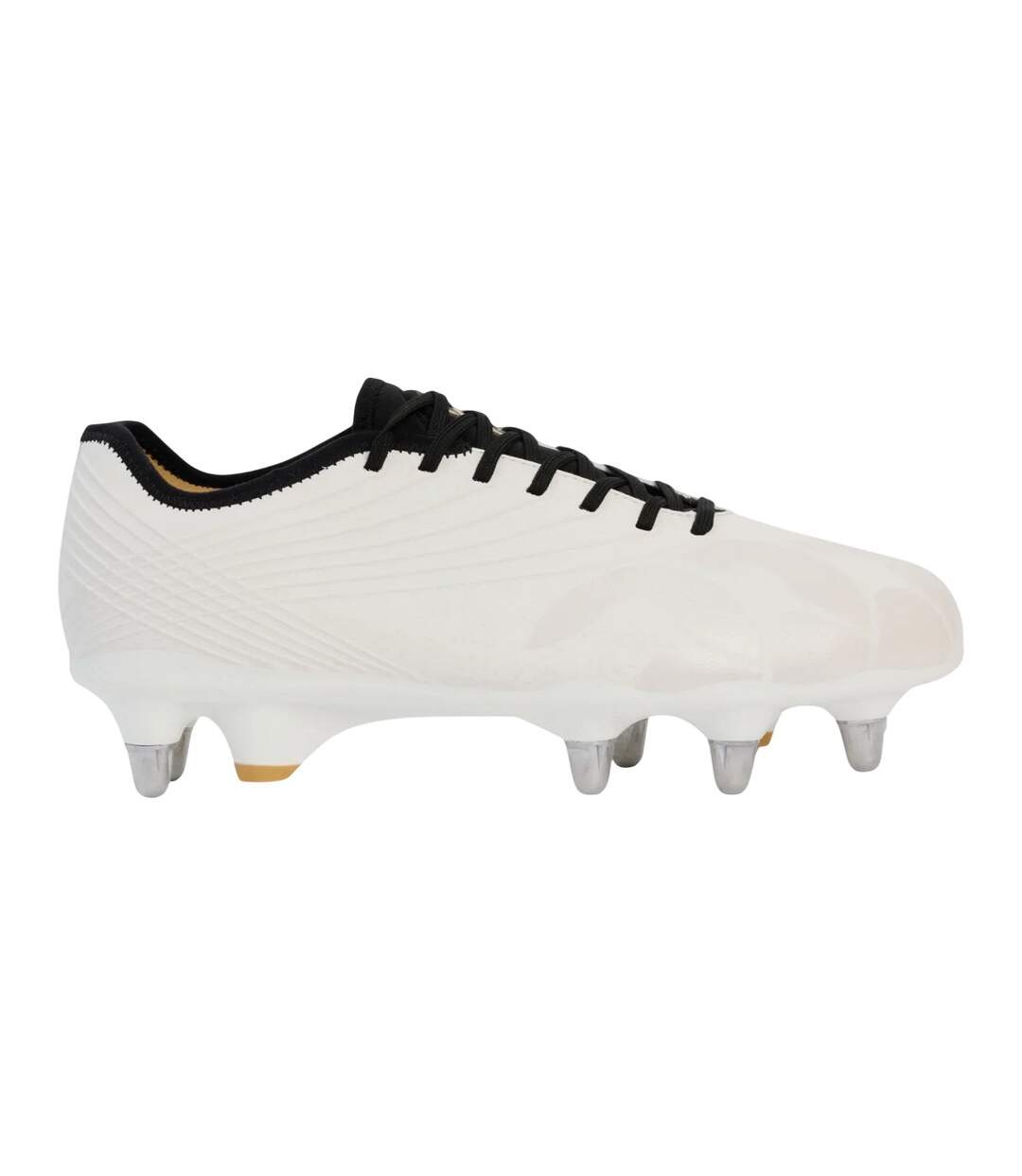 Unisex Adult Stampede Groundbreak Pro Soft Ground Rugby Boots White Black Canterbury-4