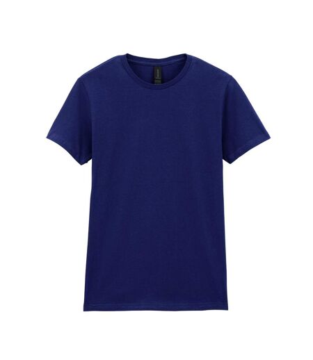 Ladies Soft Style Short Sleeve T-shirt Navy Blue Gildan