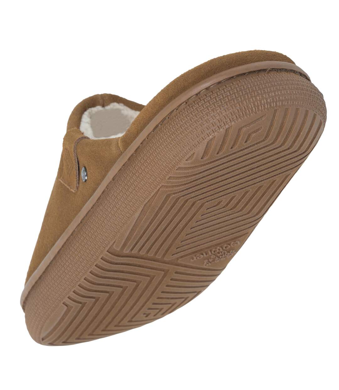 Isotoner Chaussons Mules homme cuir extra confort-5
