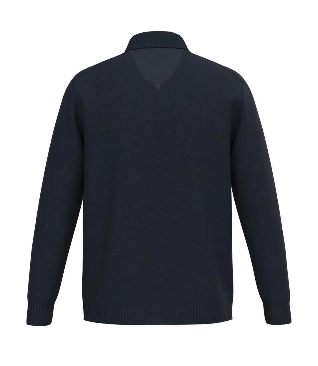 Mens Polo Neck Jumper Navy Spasso-2