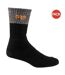 Pack of 2  Mens colour block cushioned boot socks  black Timberland Pro