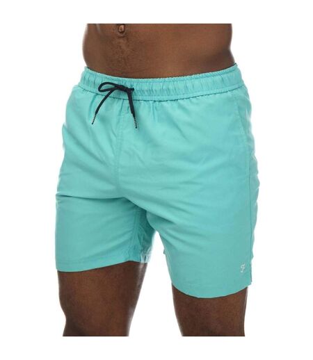 Mens Owen Swimming Swim Shorts Green Farah