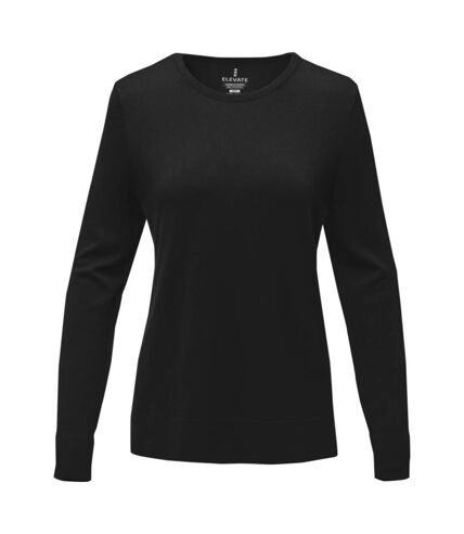 Elevate Womens/Ladies Merrit Pullover (Solid Black)