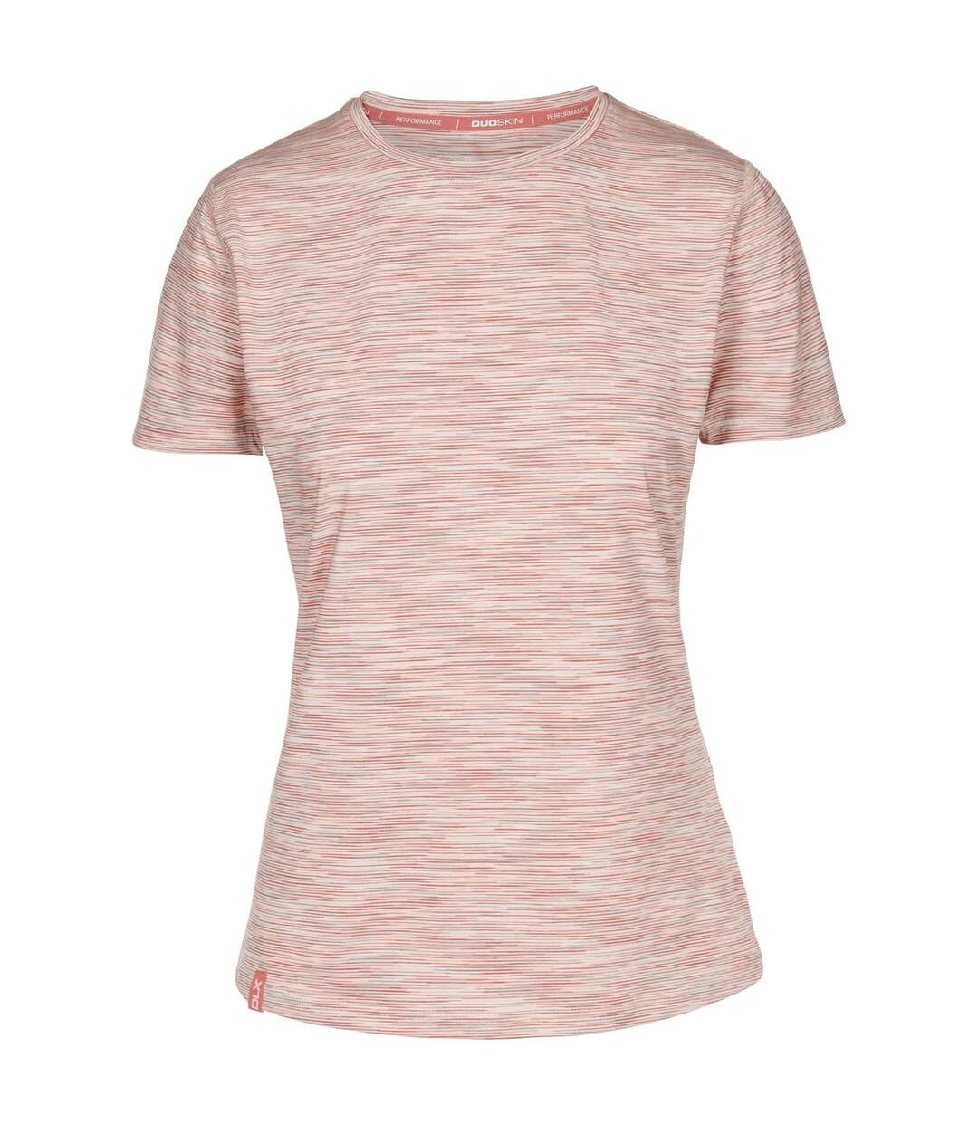 T-shirt hokku femme rose pâle / blanc Trespass