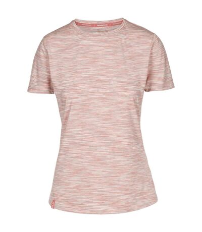 Trespass - T-shirt HOKKU - Femme (Rose pâle / Blanc) - UTTP6535