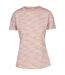 Womens/ladies hokku striped t-shirt blush pink/white Trespass