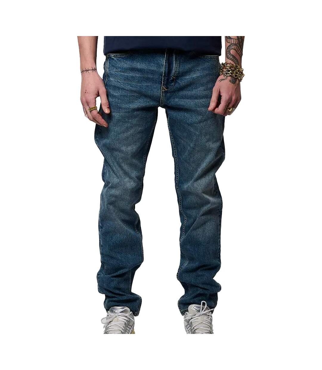 Jean droit bleu foncé homme kaporal doker - 27-1