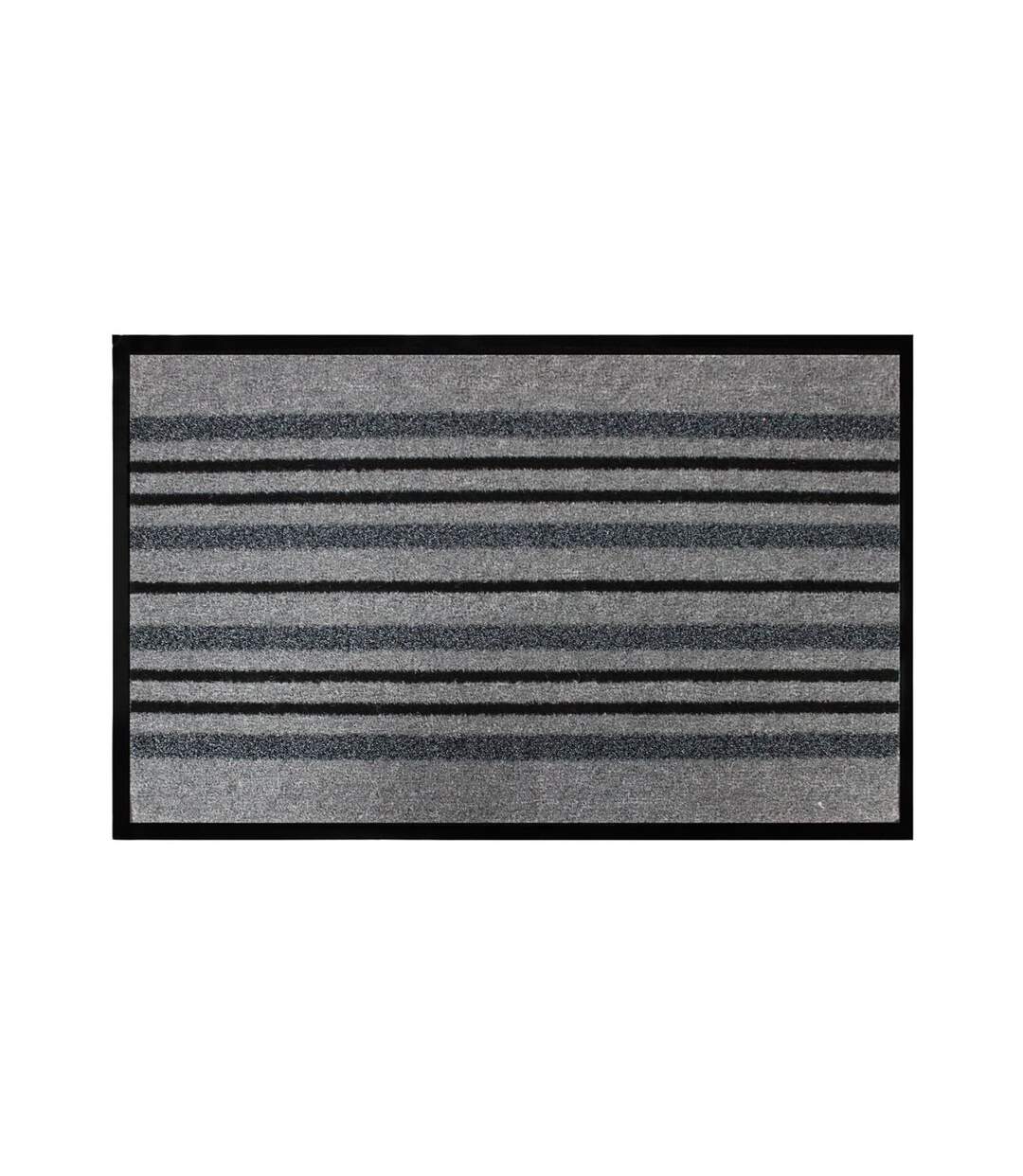 Tapis d'Entrée Anti-Poussière Piano 50x80cm Gris-1
