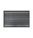 Tapis d'Entrée Anti-Poussière Piano 50x80cm Gris-1