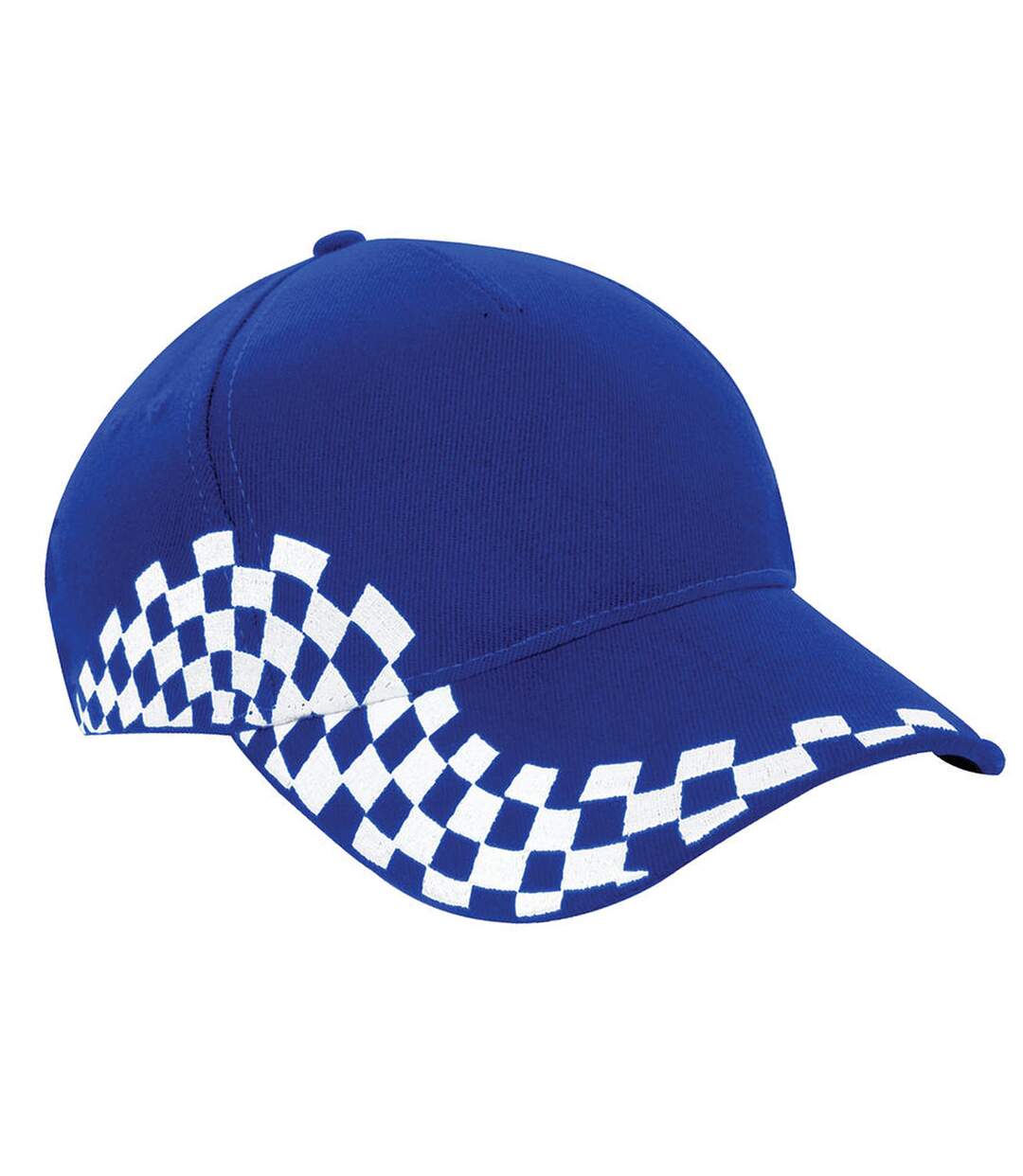 Casquette Grand Prix Bleu Roi Vif Beechfield-2