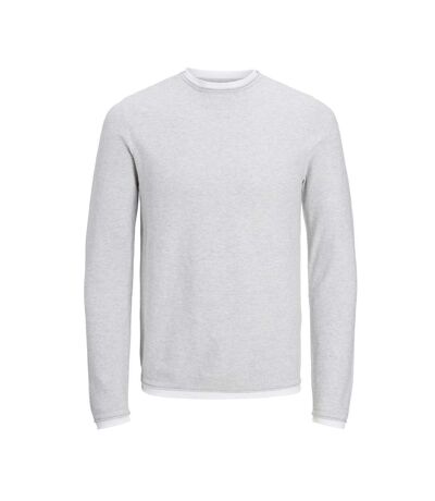 Pull Gris Homme Jack & Jones Twinn Knit - L