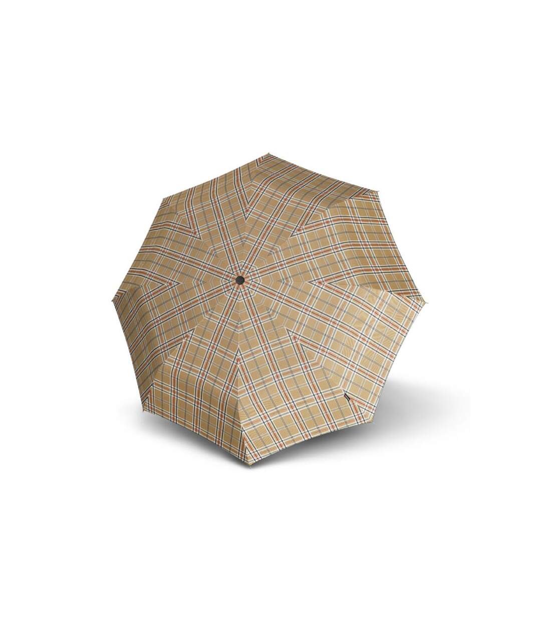 Knirps - Parapluie pliant T200 Medium Duomatic - check beige - 8938-3