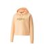 Sweat à Capuche Corail Femme Puma Cropped Metallic - L