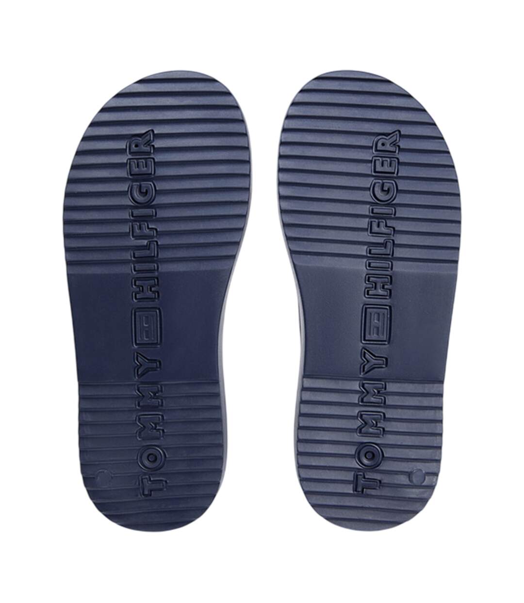 Mens Logo Double Strap Sliders Desert Sky Tommy Hilfiger-4