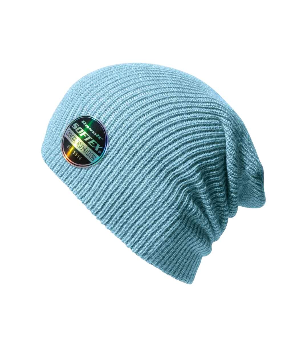 Unisex adult softex beanie sky blue Result Core-1