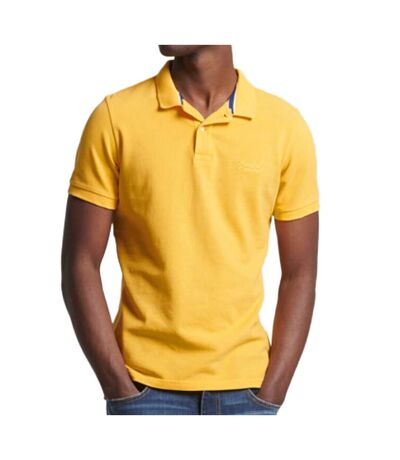 Polo Jaune Homme Superdry Vint Destroy