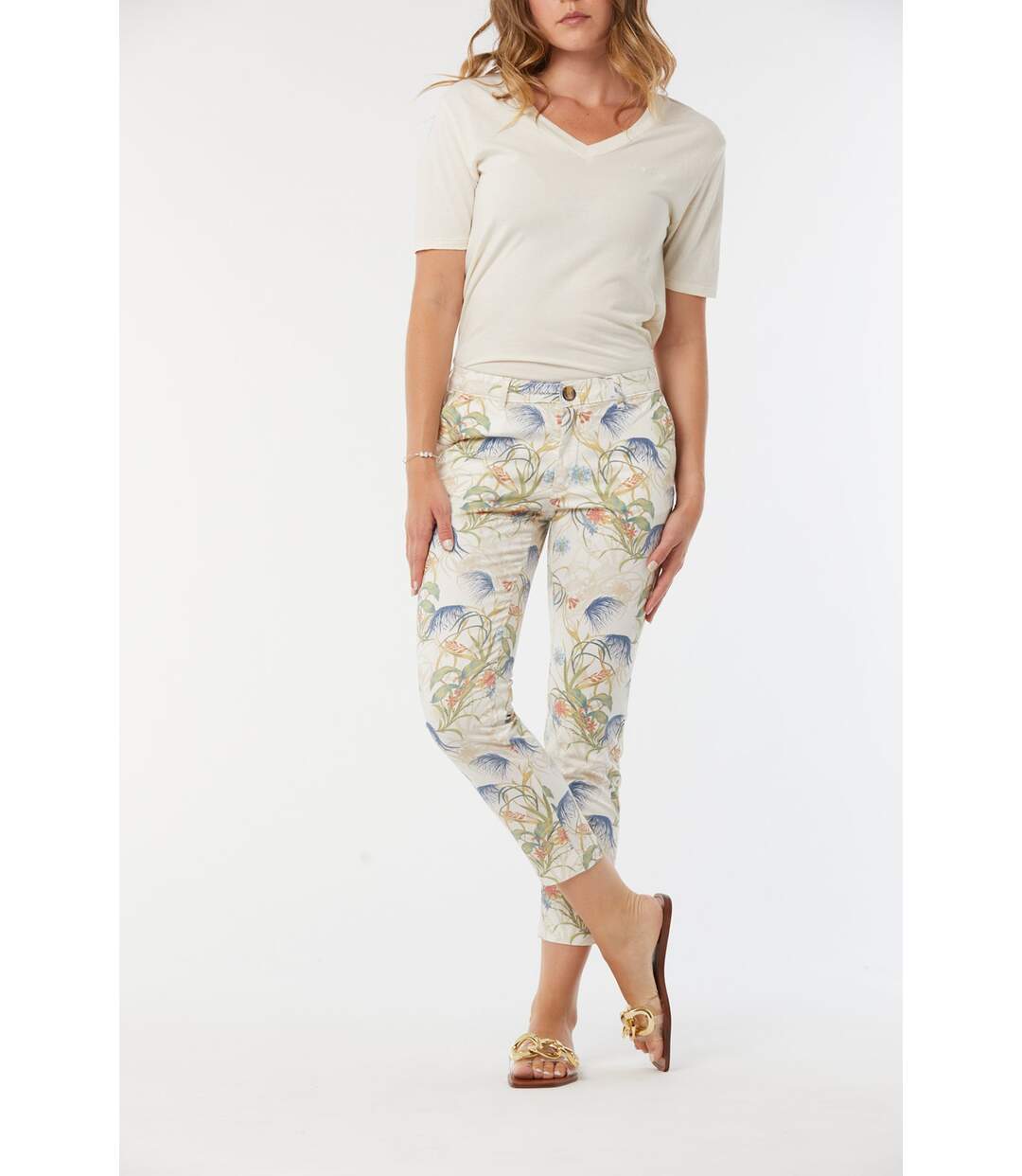 Pantalon JEMILA Marshmallow-2