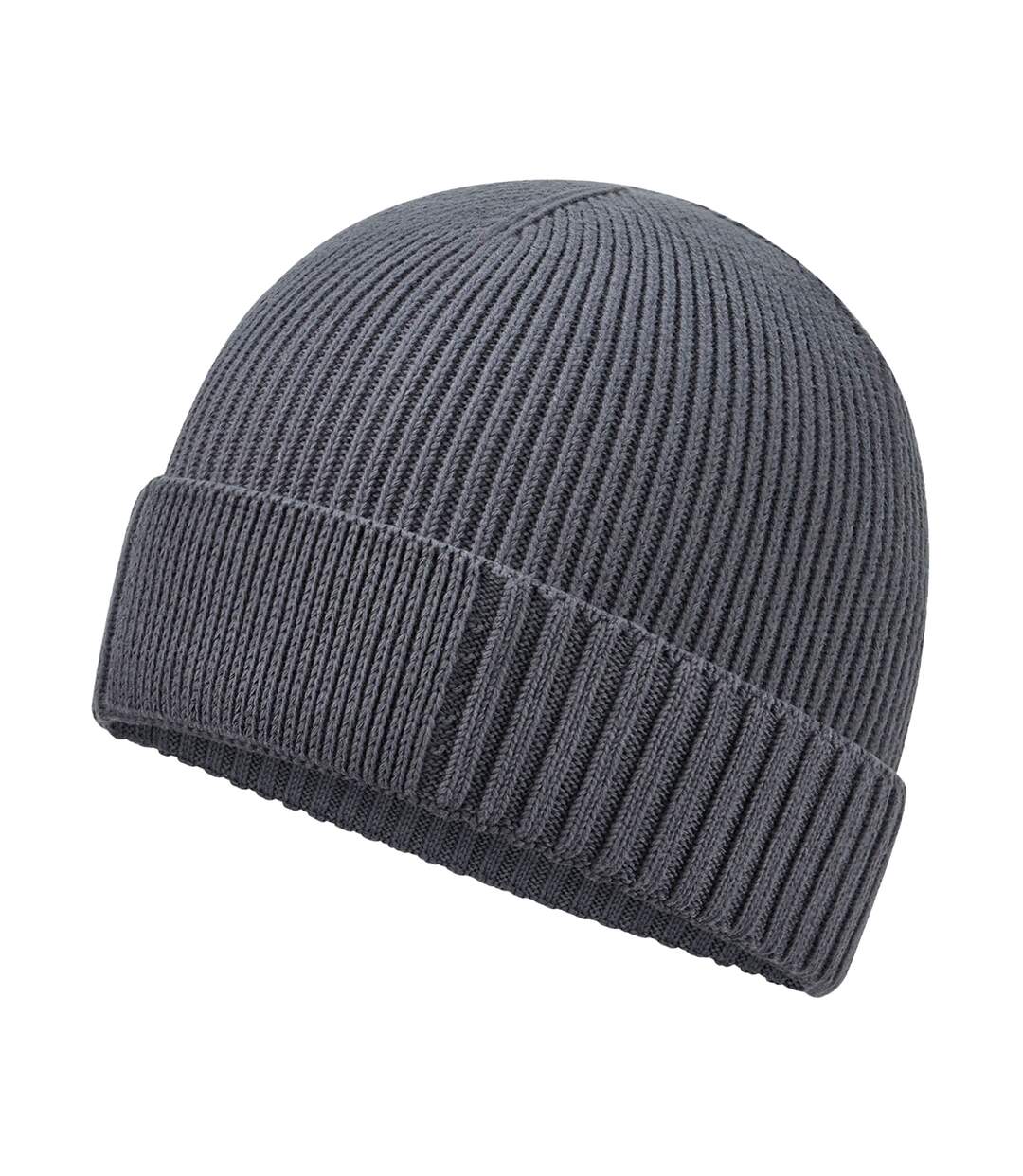 Bonnet Motif/style Écusson Adulte Graphite Beechfield-2