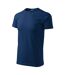 T-shirt Basic Homme Bleu Foncé Adler-3