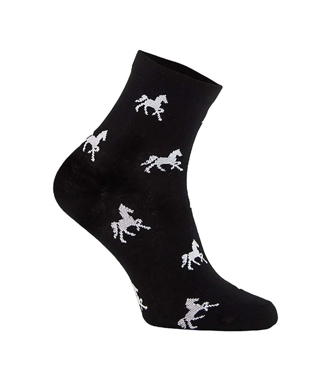 Ladies Breathable Low-Cut Equestrian Ankle Socks for Outdoor Horse Riding-1