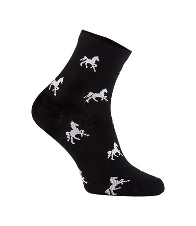 Ladies Breathable Low-Cut Equestrian Ankle Socks for Outdoor Horse Riding