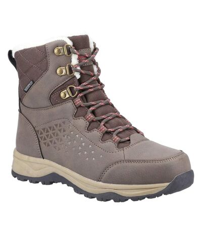 Cotswold Womens/Ladies Burton Leather Hiking Boots (Taupe) - UTFS10086