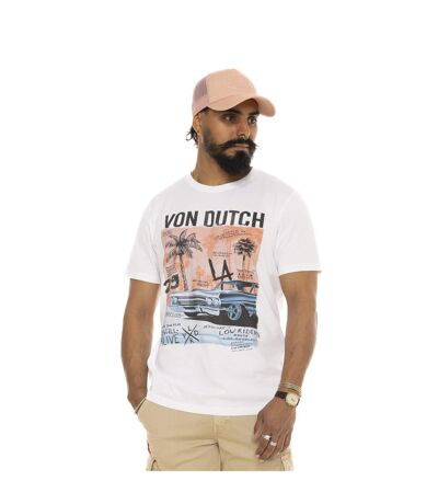 T-shirt en col rond à manches courtes homme photoprint Venice Vondutch