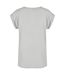 T-shirt Femme Gris Pâle Build Your Brand-2